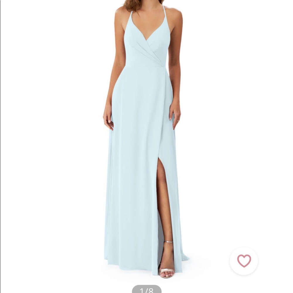 Azazie “Davis” dress in “Mist” size A6